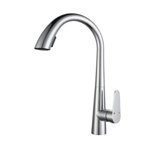 Pull down kitchen sink faucet